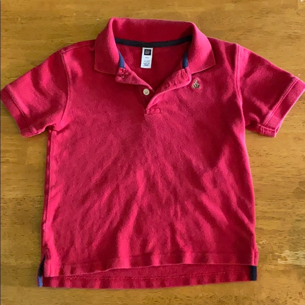 BABY GAP RED POLO SHIRT